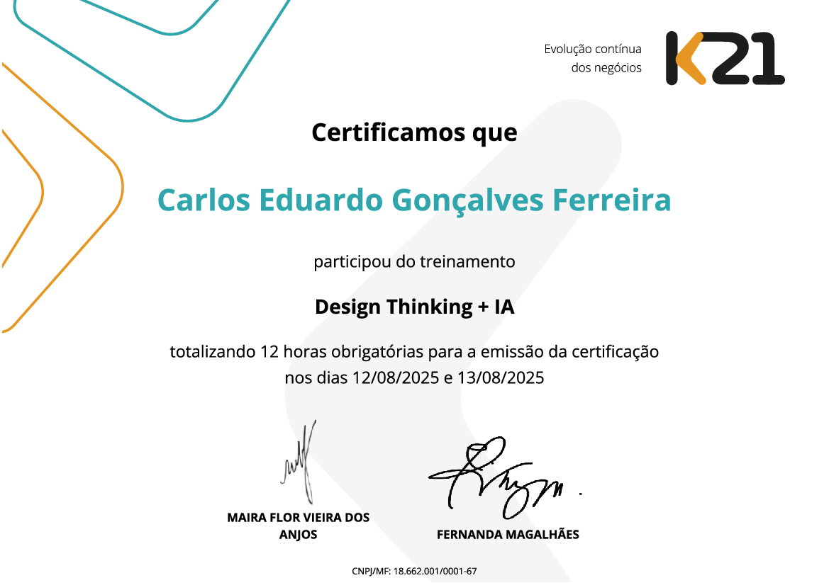 Certificado K21